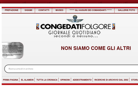 'congedatifolgore.com' screenshot