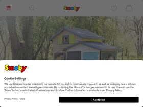 'smoby.com' screenshot