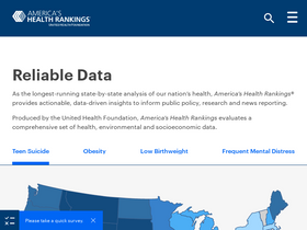 'americashealthrankings.org' screenshot