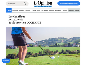 'lopinion.com' screenshot