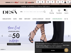 'desa.com.tr' screenshot