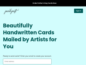 'punkpost.com' screenshot