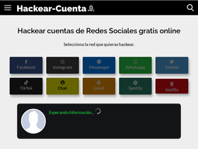 'hackear-cuenta.com' screenshot