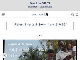'nautica.com' screenshot