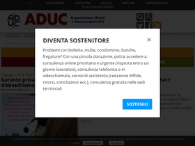 'aduc.it' screenshot