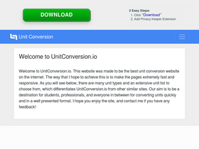 'unitconversion.io' screenshot