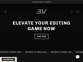 Editing Visuals website screenshot