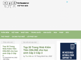 'gotiengviet.com.vn' screenshot