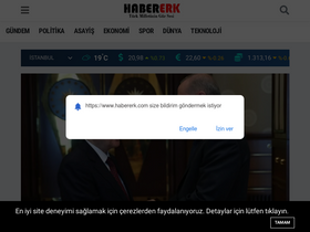 'habererk.com' screenshot