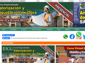 'construccion.org' screenshot