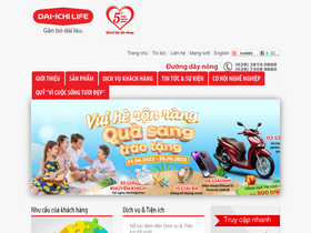 'dai-ichi-life.com.vn' screenshot