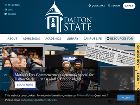 'daltonstate.edu' screenshot