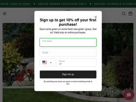 a1grass.com homepage screenshot