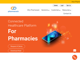 'pharmarack.com' screenshot