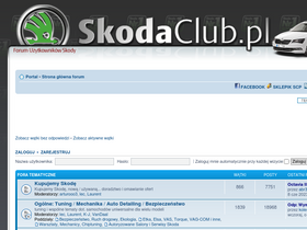 'skodaclub.pl' screenshot