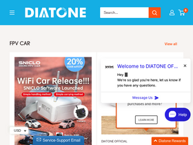 'diatone.us' screenshot
