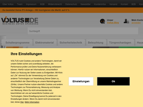 'voltus.de' screenshot