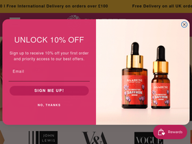 saabunsoap.com homepage screenshot