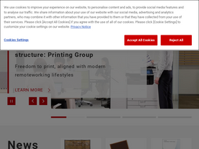 'global.canon' screenshot