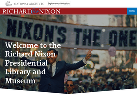 'nixonlibrary.gov' screenshot