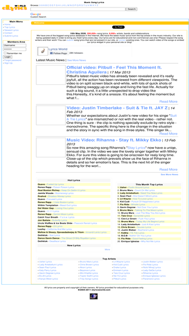 elyricsworld.com