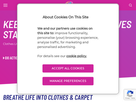 'vanish.co.uk' screenshot