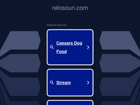 'relosoun.com' screenshot