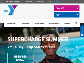 'ymcatriangle.org' screenshot