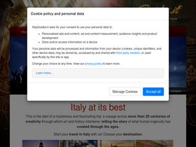 'italyguides.it' screenshot