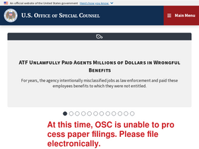 'osc.gov' screenshot