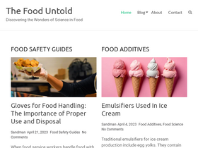 'thefooduntold.com' screenshot