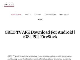 'oreo-tv.com' screenshot