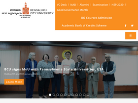 'bcu.ac.in' screenshot