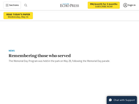 'echopress.com' screenshot