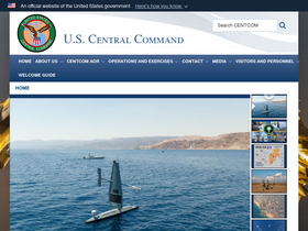 'centcom.mil' screenshot