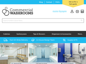 'commercialwashroomsltd.co.uk' screenshot