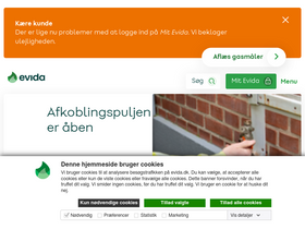 'evida.dk' screenshot