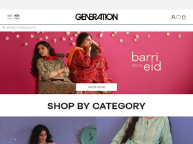 'generation.com.pk' screenshot