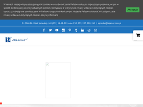 'spamel.com.pl' screenshot