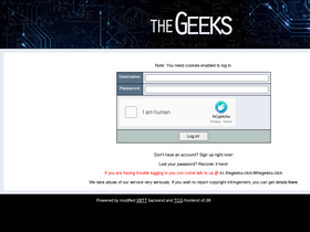 'thegeeks.click' screenshot