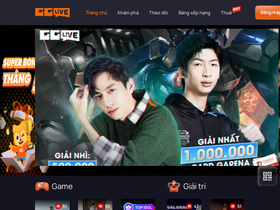 'gglive.vn' screenshot