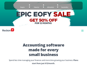 'reckon.com' screenshot