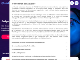 'azubi.de' screenshot