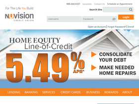 'nuvisionfederal.com' screenshot