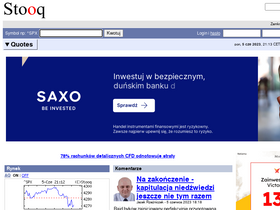 'stooq.com' screenshot