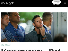 'norskgolf.no' screenshot