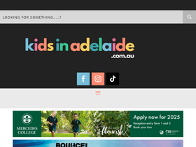 'kidsinadelaide.com.au' screenshot