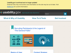 'usability.gov' screenshot