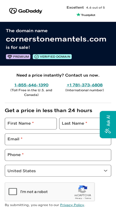 cornerstonemantels.com