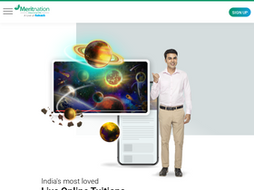 'meritnation.com' screenshot
